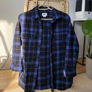 OBEY Black & Blue Flannel
